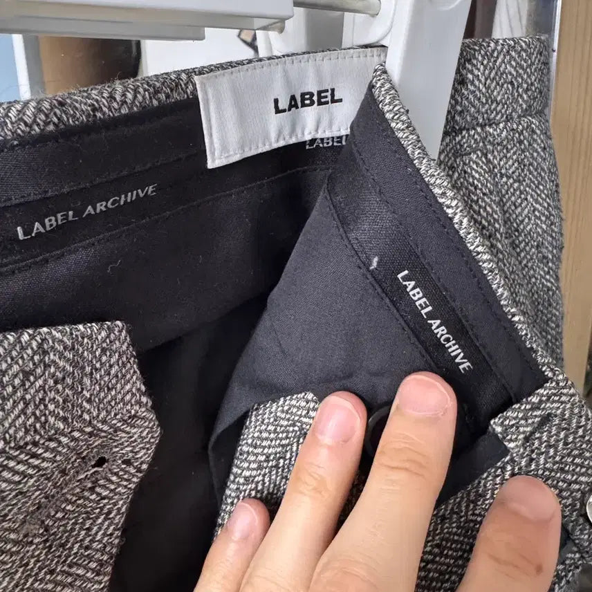 [BUNJANG] Label Archive Herringbone Pants / 라벨아카이브 헤링본 팬츠