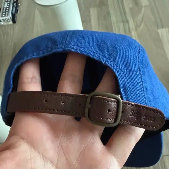 [BUNJANG] Supreme Washed Twill Chino Camp Cap Royal Blue / 슈프림 워시드 트윌치노 캠프캡 로얄