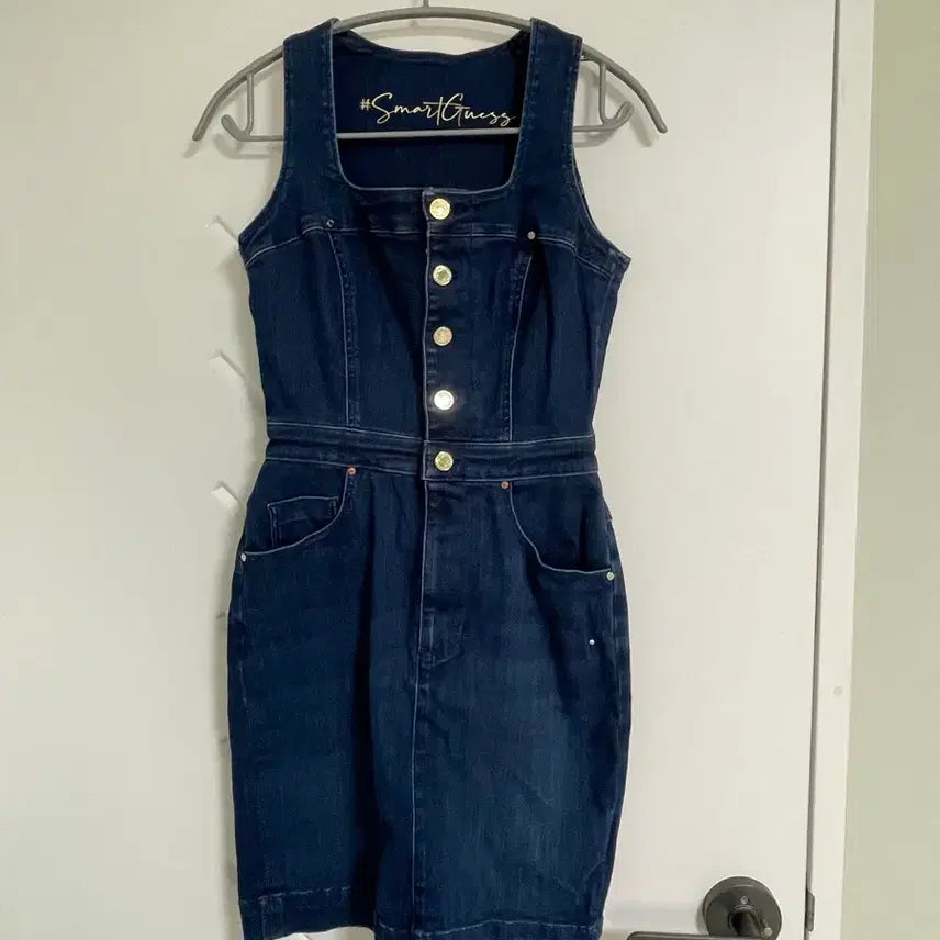 [BUNJANG] Guess Authentic Denim Dress / 게스 정품 대님 원피스