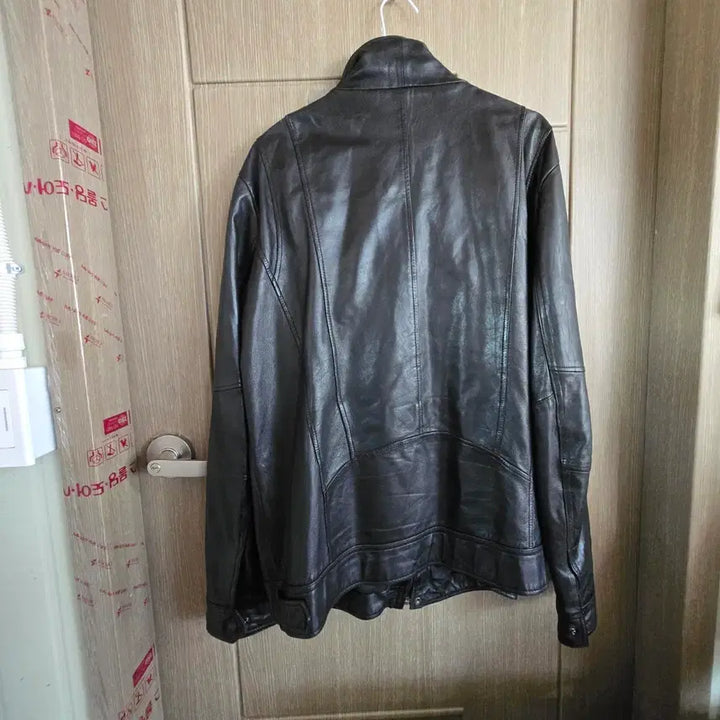 [BUNJANG] Beyond Closet Black Leather Jacket / 비욘드클로젯 블랙 가죽 자켓