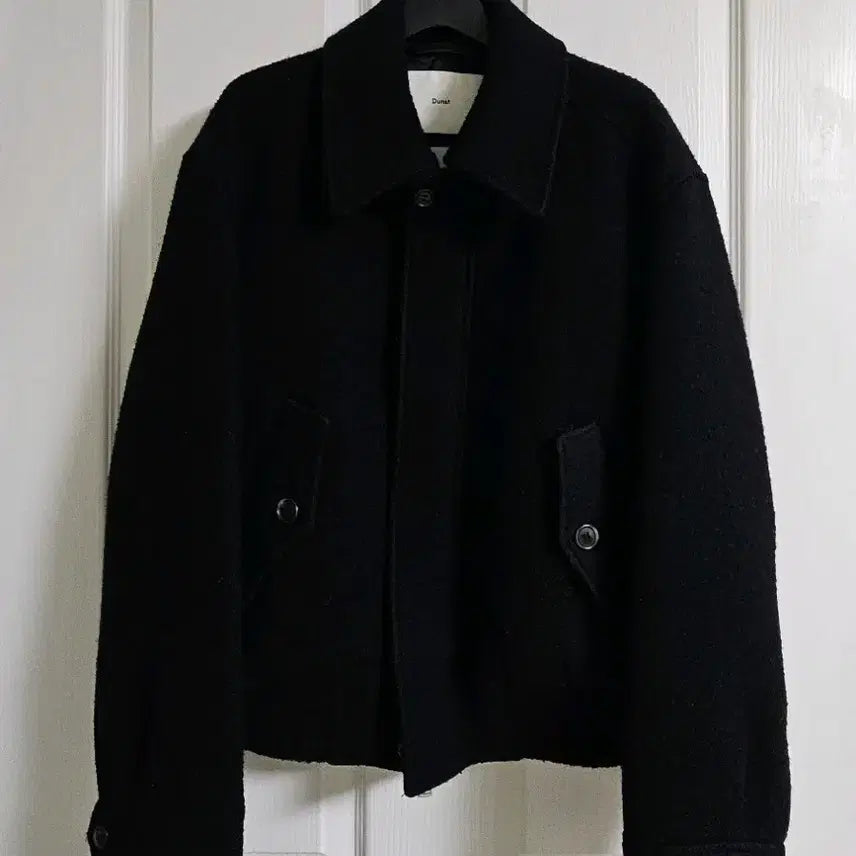 [BUNJANG] Dunst Textured Collar Wool Blouson Navy / 던스트 울 블루종 네이비 S 사이즈 판매합니다