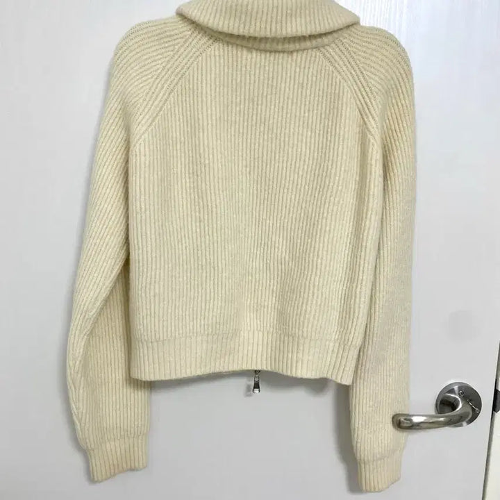 [BUNJANG] Two-Way Sweater Jacket Ivory / 투웨이 스웨터 자켓 아이보리