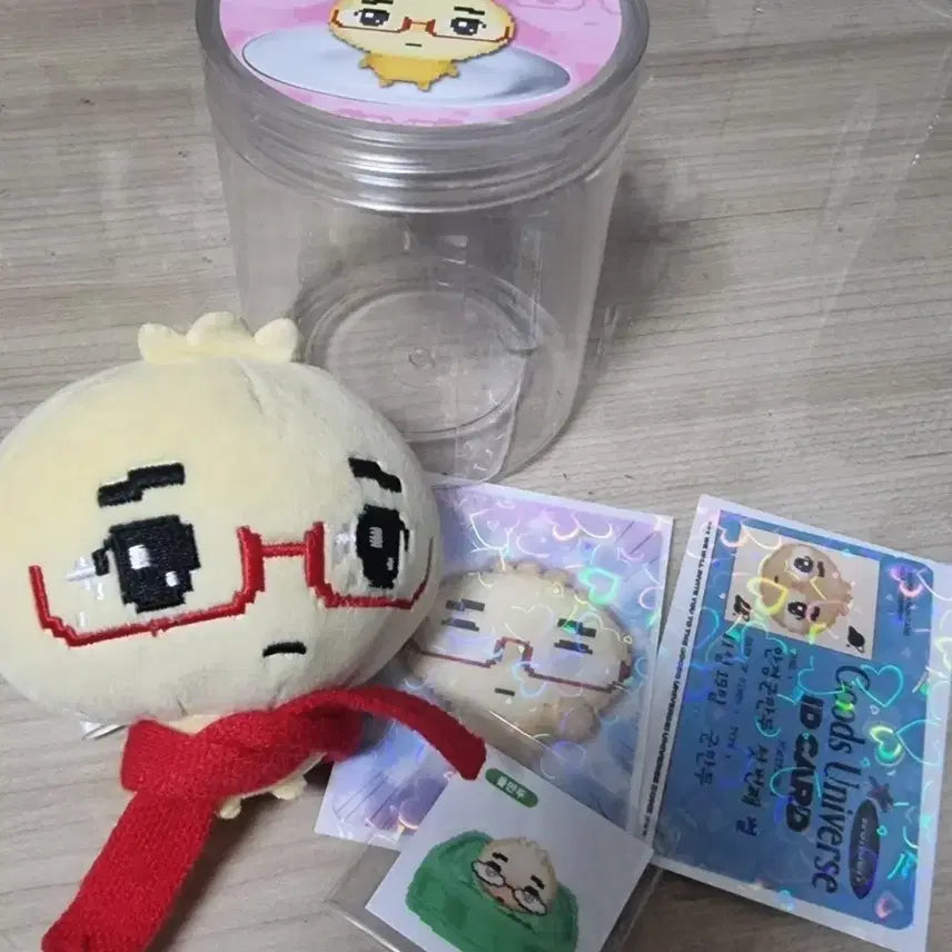[BUNJANG] Eyemandoo Plush, Photocard / 안경만두 인형, 포카