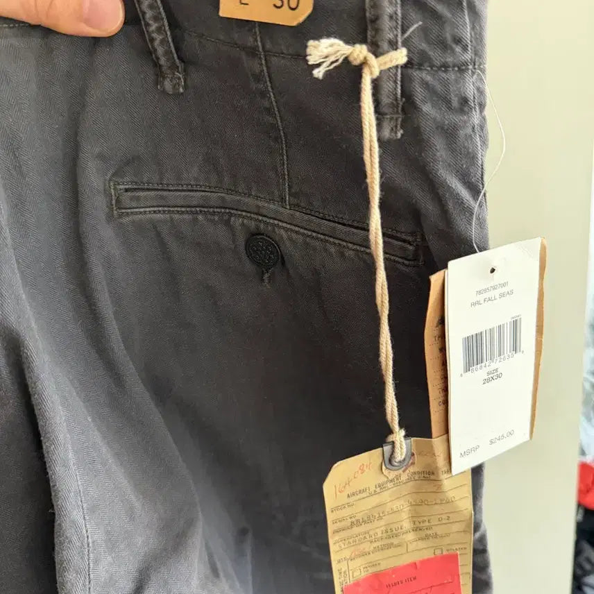 [BUNJANG] RRL Herringbone Field Pants (28/30) / RRL 헤링본 필드팬츠 28/30 새상품