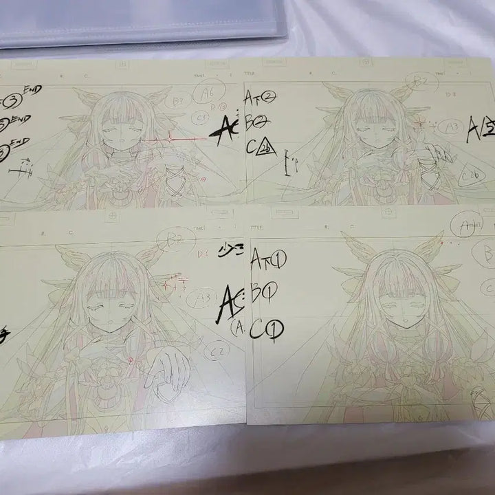 [BUNJANG] Genshin Impact Collei VIP Exclusive Original Art Set / 원신 fes 콜롬비나 vip 특전 원화 세트