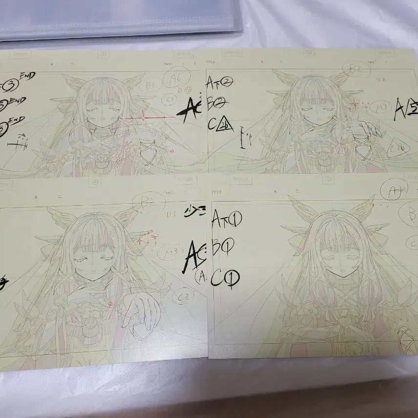 [BUNJANG] Genshin Impact Collei VIP Exclusive Original Art Set / 원신 fes 콜롬비나 vip 특전 원화 세트
