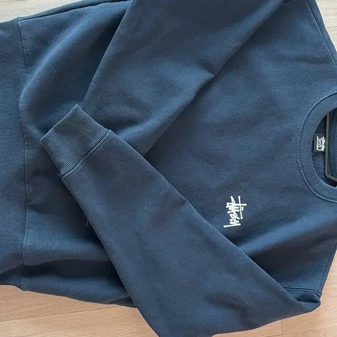 [BUNJANG] Stussy Navy Sweatshirt M / 스투시 네이비 스웻셔츠 맨투맨 M 급처