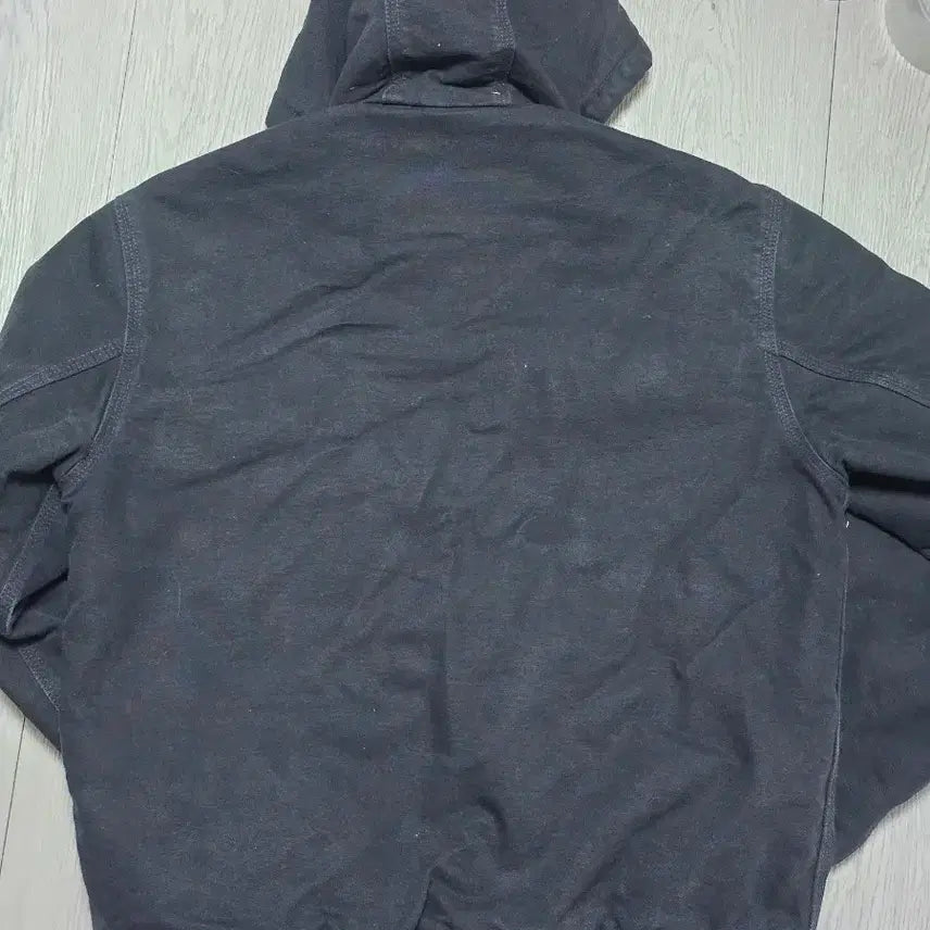 [BUNJANG] Carhartt Black Hooded Work Jacket / 칼하트 블랙 후드 워크 자켓