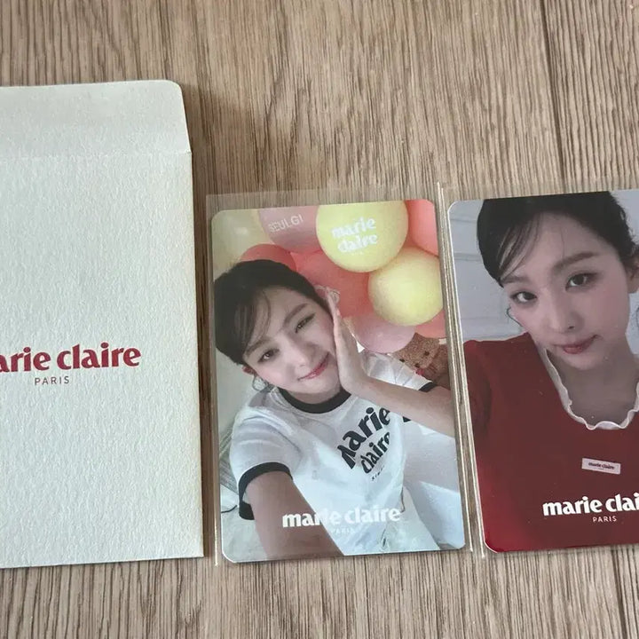 [BUNJANG] Red Velvet Seulgi Photocard Set (2 pcs) / [매물없음] 마리끌레르 슬기 포토카드 2장