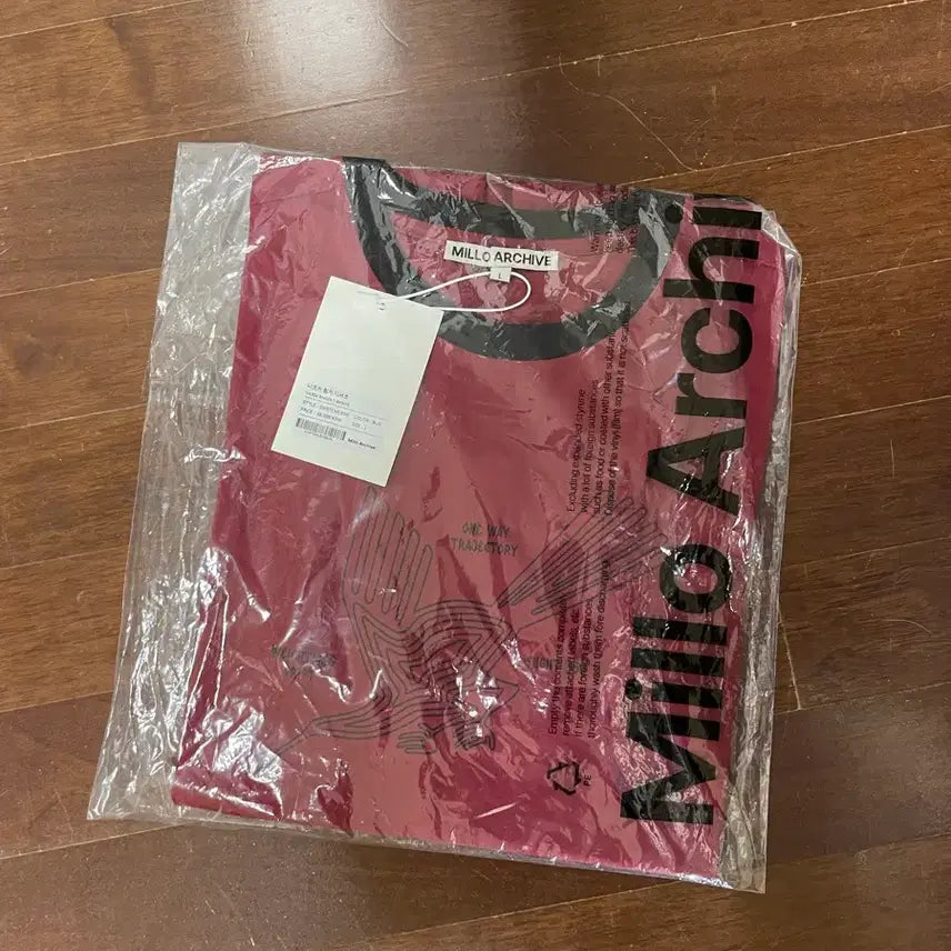 [BUNJANG] Milo Archive Nazca Ringer T-Shirt Burgundy L / 밀로아카이브/ 나즈카 링거 티셔츠_버건디/ L