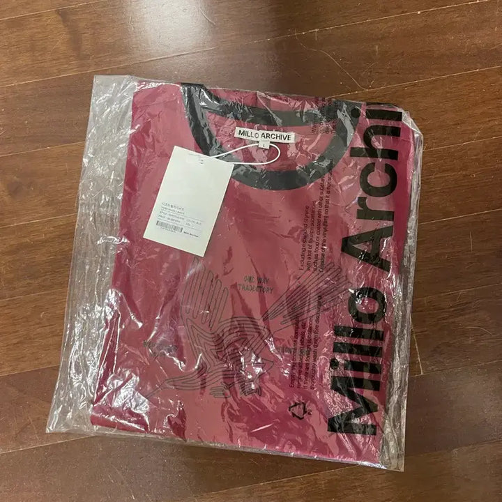 [BUNJANG] Milo Archive Nazca Ringer T-Shirt Burgundy L / 밀로아카이브/ 나즈카 링거 티셔츠_버건디/ L