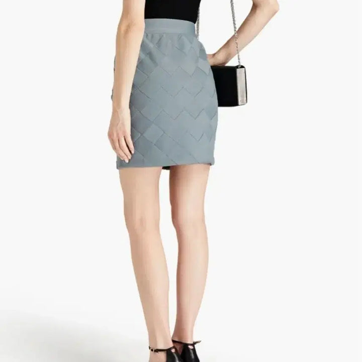 [SOLD OUT] 에르베레제 herve leger 위빙패턴스커트 L