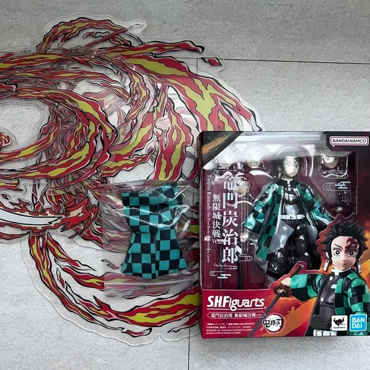 [BUNJANG] S.H.Figuarts Tanjiro Kamado Mugen Train Version Figure with Effect Parts and Haori / 미개봉)S.H.Figuarts 탄지로 무한성, 이펙트 파츠, 천 하오리