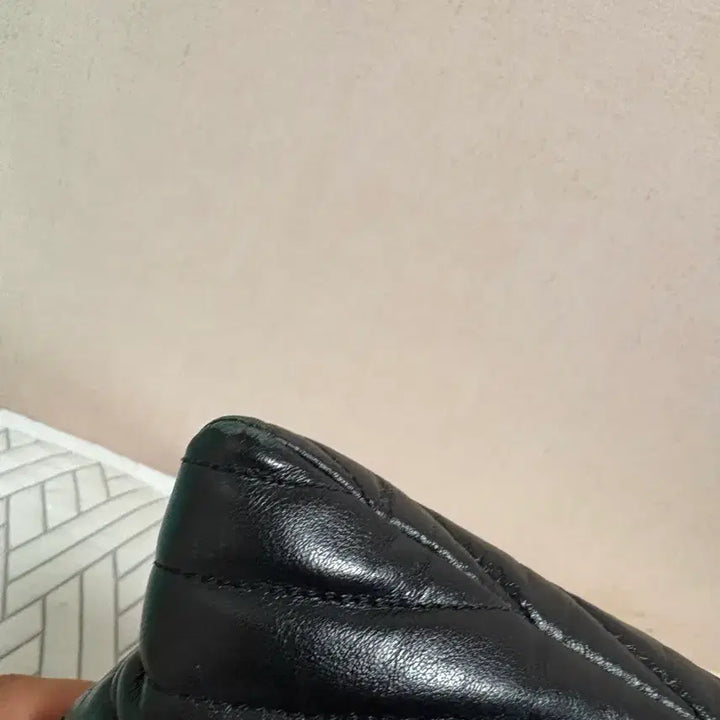 [BUNJANG] Saint Laurent Black Leather Clutch Bag YSL Logo / 생로랑 블랙 레더 클러치백 YSL 로고
