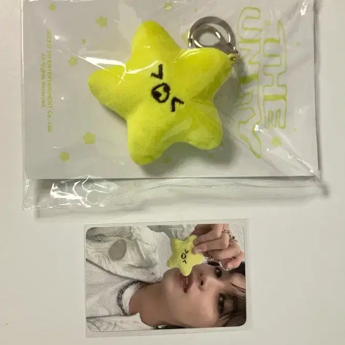 [BUNJANG] Haechan Stargazer Keychain &amp; Photocard / 해찬 별가사리 키링&amp;포카 양도