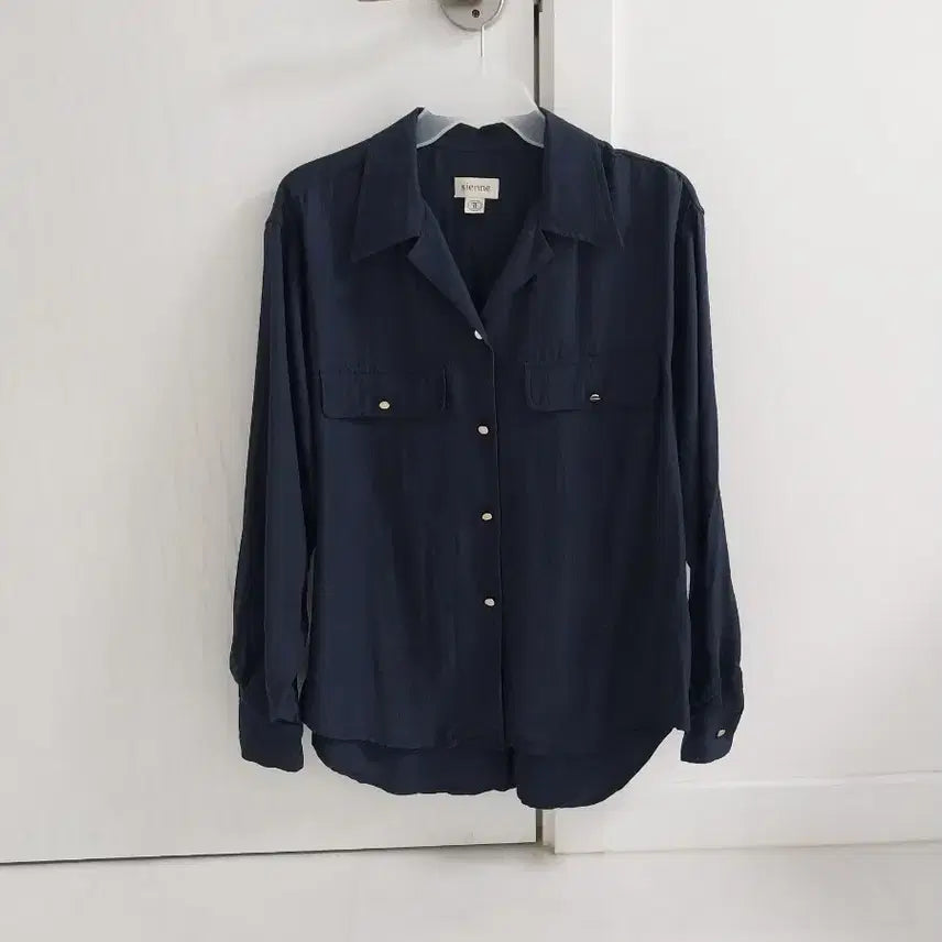 [SOLD OUT] 새옷수준 시엔느 Sienne 한섬  네이비 셔츠 남방