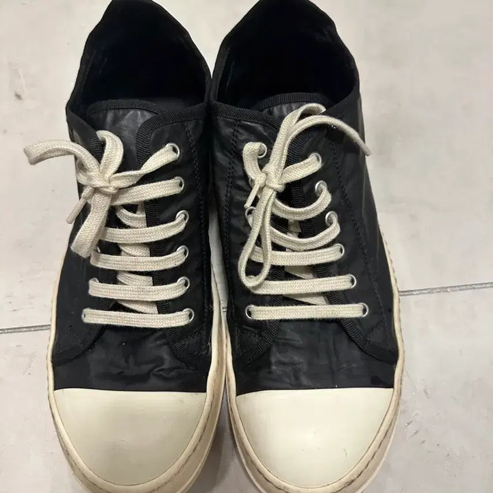 [BUNJANG] Rick Owens Converse Darkshadow Low Top Sneakers / 릭오웬스 컨버스 다크쉐도우 로우 43