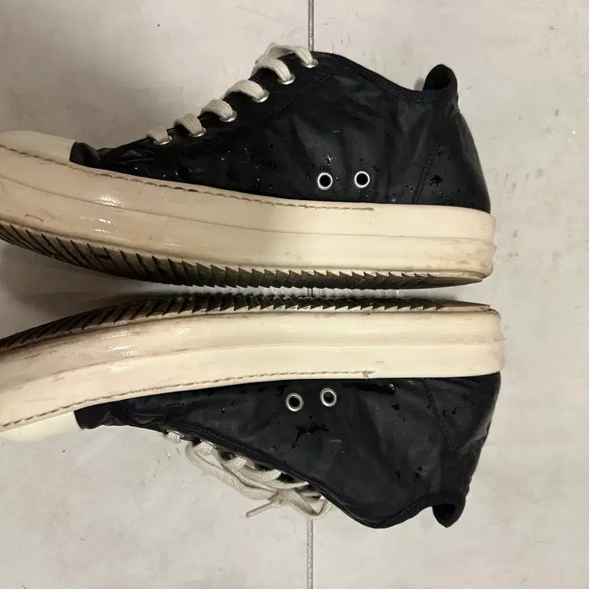 [BUNJANG] Rick Owens Converse Darkshadow Low Top Sneakers / 릭오웬스 컨버스 다크쉐도우 로우 43