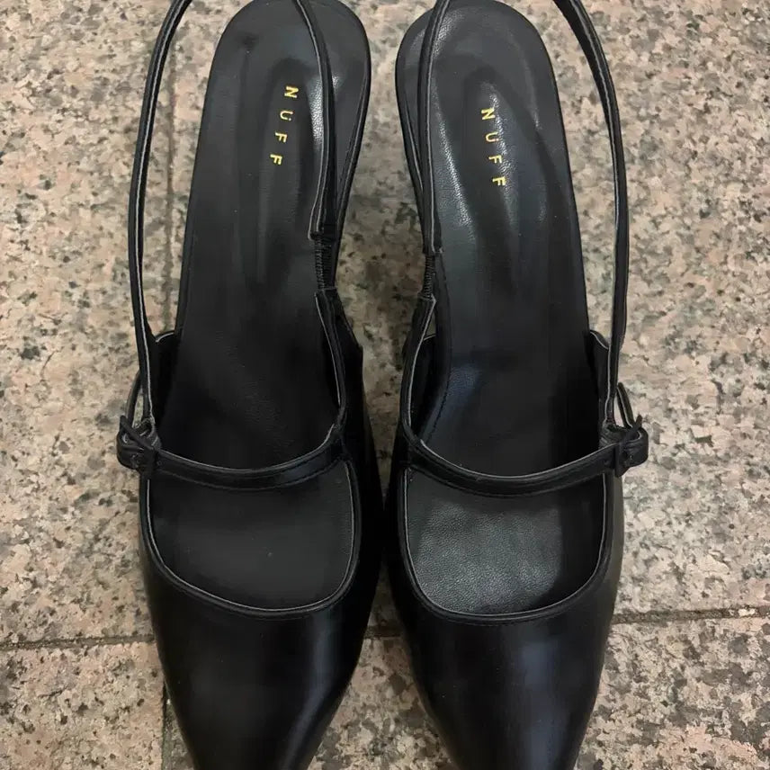 [BUNJANG] Buckle Strap Gling Heeled Shoes / 버클스트랩 글링백힐