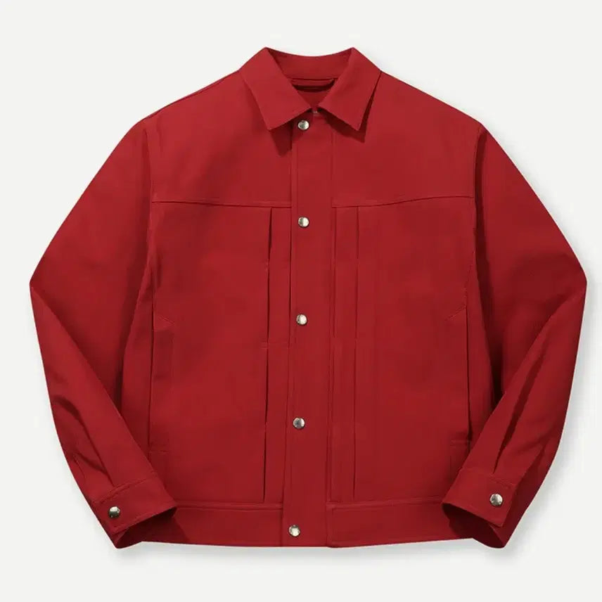 [BUNJANG] BON Space Light Twill Jumper Red M / 본(BON) 스페이스 라이트 트윌 점퍼 레드 M