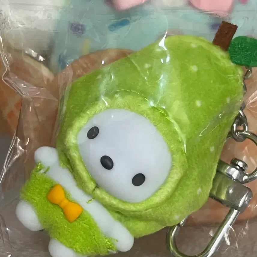 [BUNJANG] Sanrio Pochacco Chibi Chimo Fruit Charm Keychain (Sealed) / 포차코 치비토모 배 과일 키링