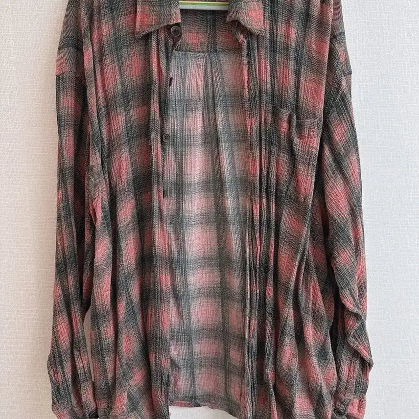 [BUNJANG] Our Legacy Big Lumber Check Shirt Rose / 아워레가시 빅럼버 체크 셔츠