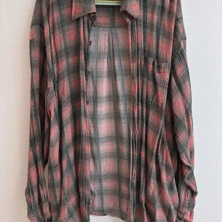 [BUNJANG] Our Legacy Big Lumber Check Shirt Rose / 아워레가시 빅럼버 체크 셔츠