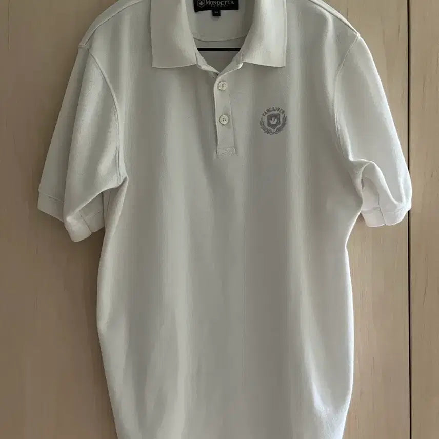 [BUNJANG] Montreale White Collar T-Shirt L / 몬뜨레아 화이트 카라티 L