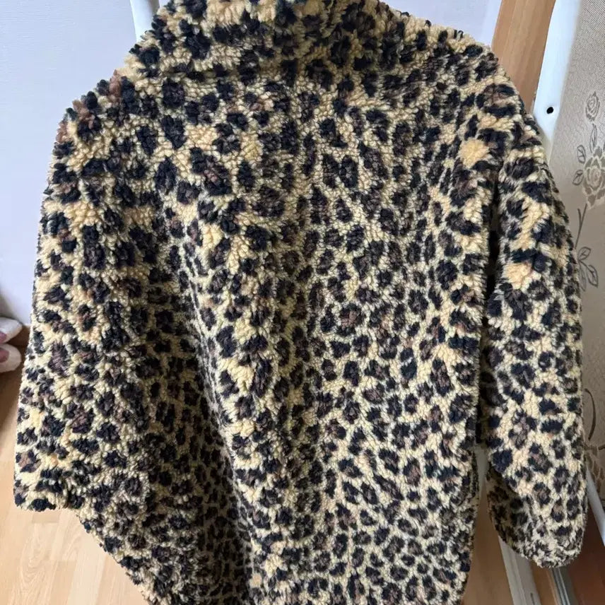 [BUNJANG] Wackomaria Leopard Fleece Jumper XL / 와코마리아 레오파드 후리스 xl팝니다