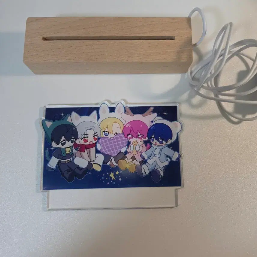 [BUNJANG] Pleiades Members SD Character Acrylic Light / 플레이브 비공굿 아크릴 조명