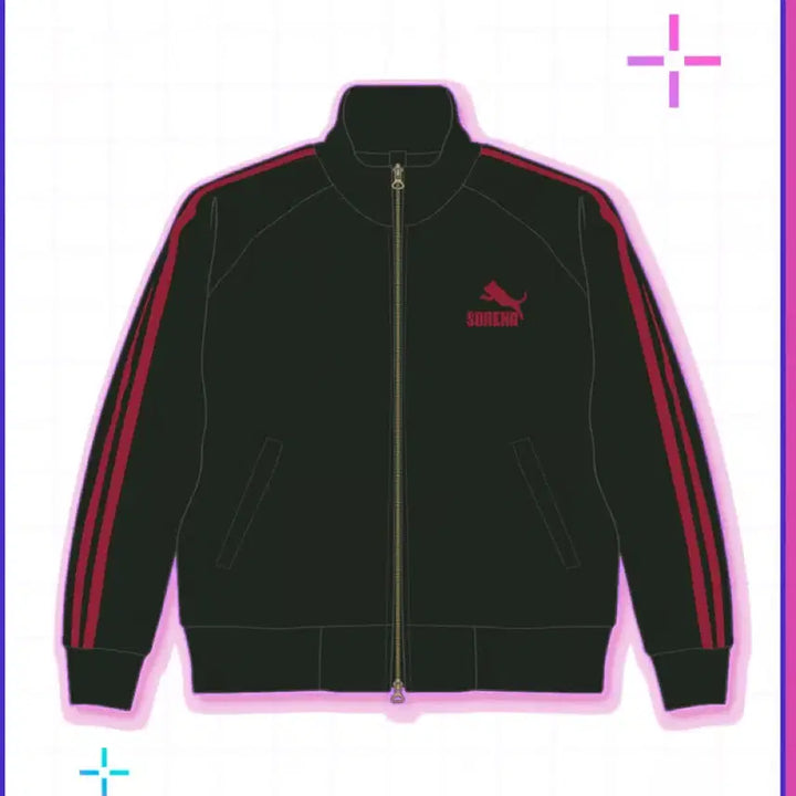 [BUNJANG] NeedGirl Overdose Ame-chan Jersey Zip-up Training Wear / 니디걸 오버도즈 아메쨩 져지 집업 트레이닝복