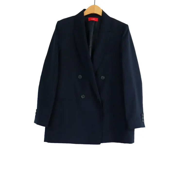 [BUNJANG] LIST Navy Double Button Jacket / 리스트 LIST 정품 네이비 더블 버튼 자켓 66 클래식 오피스룩