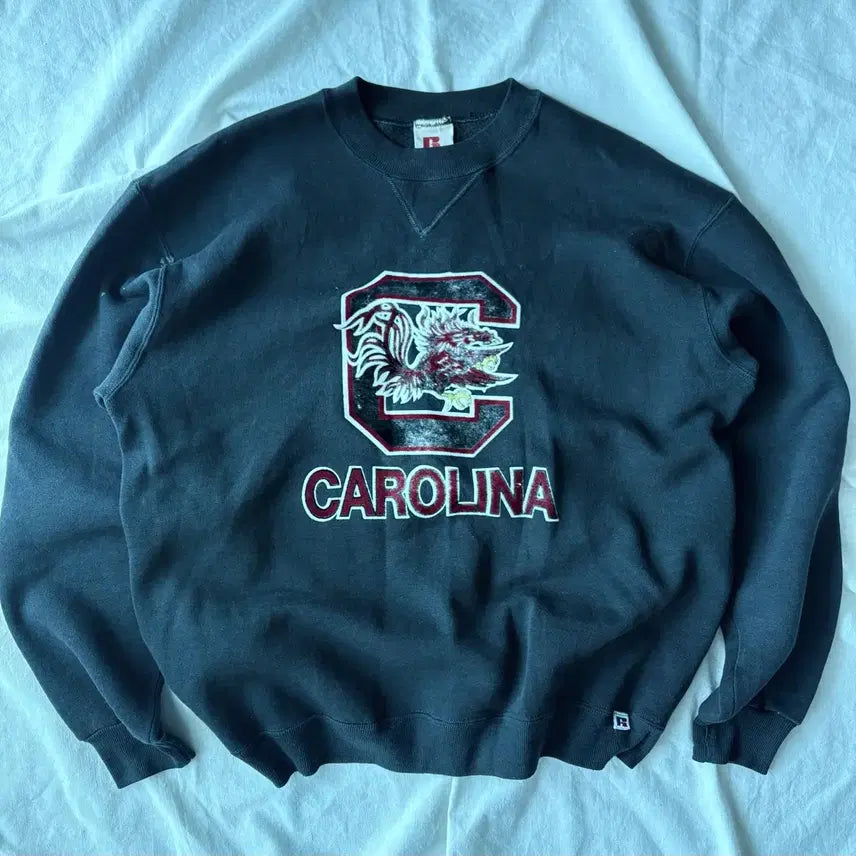 [BUNJANG] 70s Russell Athletic Black Sweatshirt XL / 70s 러셀 Black 스웻셔츠 XL