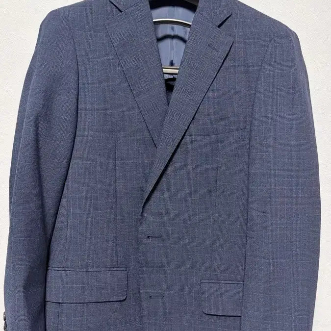 [BUNJANG] Galaxy Suzelro Navy Check Spring/Summer Suit (48/32) / 갤럭시 수젤로 정장 네이비 체크 춘하복 (48/32)