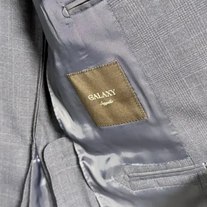 [BUNJANG] Galaxy Suzelro Navy Check Spring/Summer Suit (48/32) / 갤럭시 수젤로 정장 네이비 체크 춘하복 (48/32)