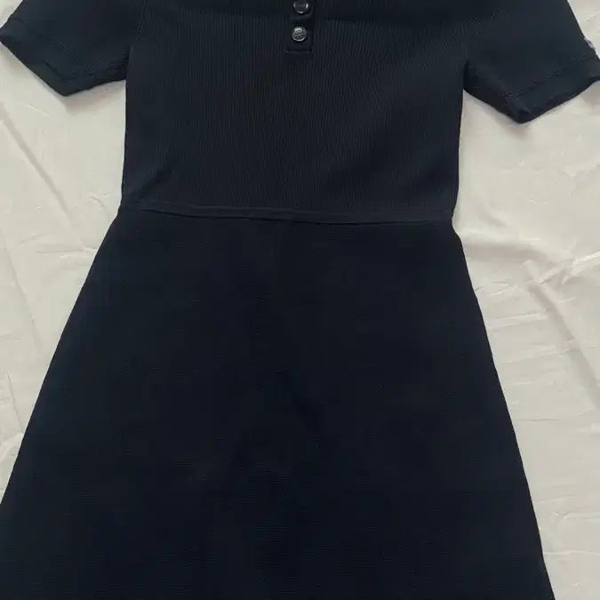 [BUNJANG] Sandro Sailor Collar Knit Dress / 산드로 SANDRO 세일러 카라 니트 원피스