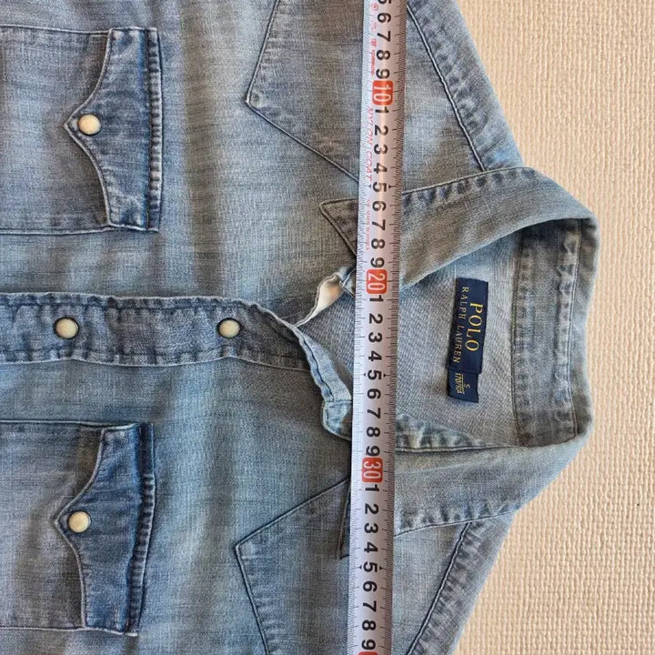 [BUNJANG] Polo Ralph Lauren Denim Western Shirt - Size S / 폴로 랄프로렌 데님 웨스턴 셔츠 S