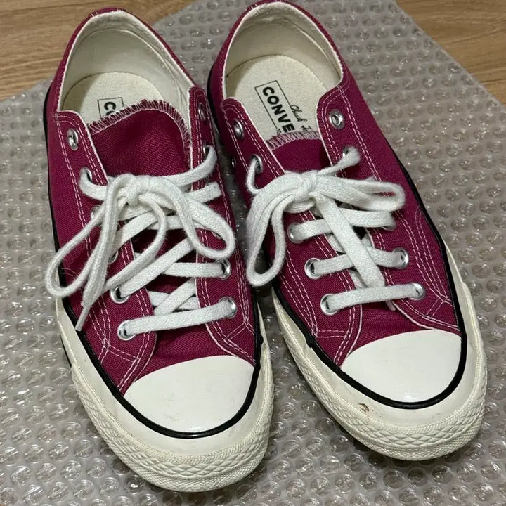 [BUNJANG] Converse Chuck 70 Burgundy Sneakers (Size 245) / 컨버스 척70 245