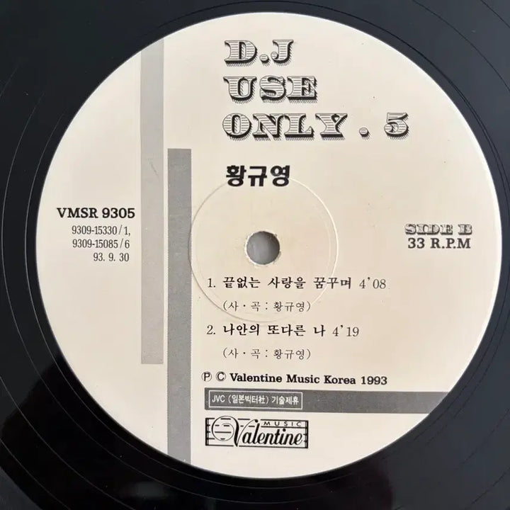[BUNJANG] Hwang Gyu Young "I Have No Problem" Promotional LP / [희귀] 황규영 나는 문제없어 홍보용 LP