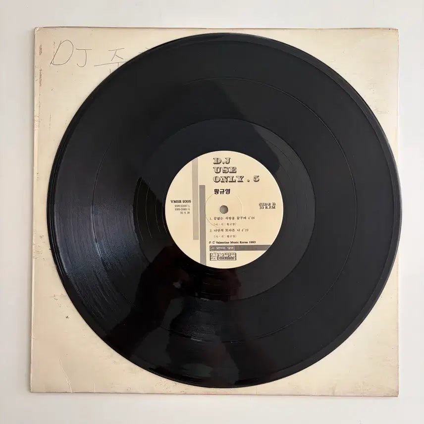 [BUNJANG] Hwang Gyu Young "I Have No Problem" Promotional LP / [희귀] 황규영 나는 문제없어 홍보용 LP