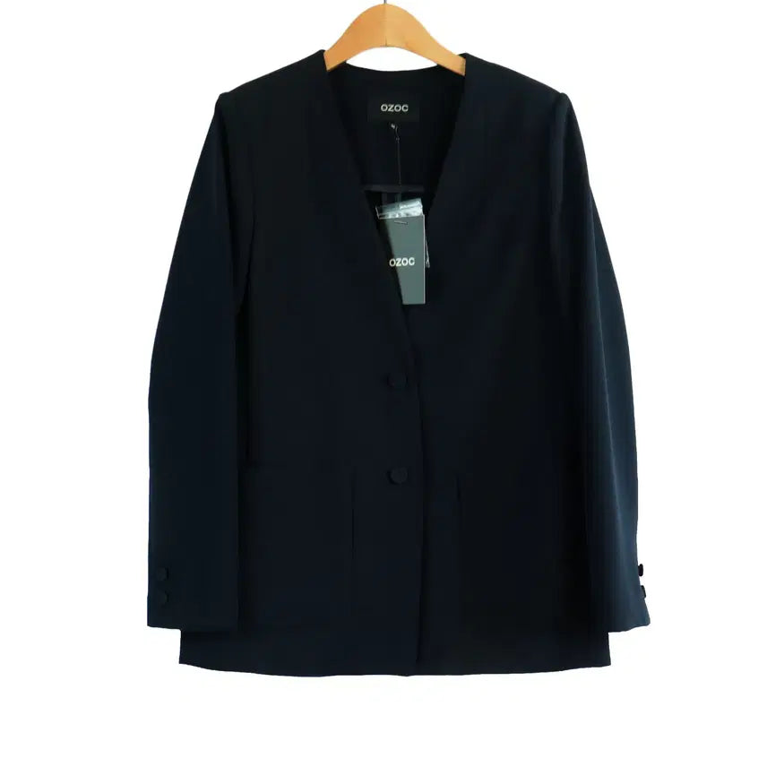 [BUNJANG] OZOC Genuine No-Collar Jacket Ivory / 오조크 OZOC 정품 노카라 자켓 새상품 66 아이보리 하객룩