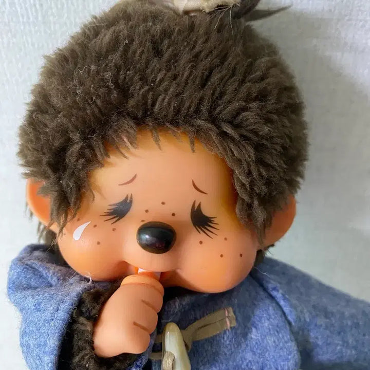 [BUNJANG] Monchhichi M size Tteokbokki Coat Classic Doll / 몬치치 M 떡볶이코트 고전