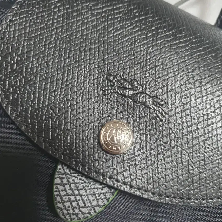[BUNJANG] Longchamp Le Pliage Green M Backpack Black / 롱샴 느 플리아쥬 그린 M 백팩 블랙