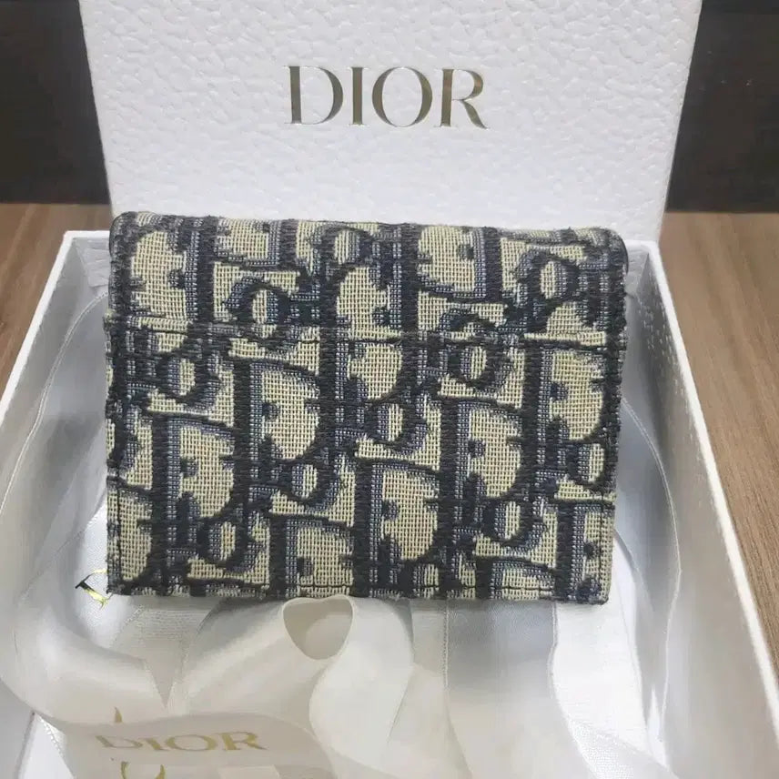 [BUNJANG] Dior Dior Oblique Card Holder Bifold Wallet / [정품]디올 오블리크 카드지갑 새들 반지갑