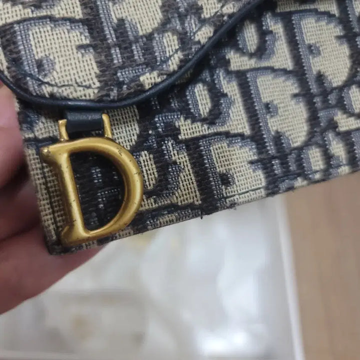 [BUNJANG] Dior Dior Oblique Card Holder Bifold Wallet / [정품]디올 오블리크 카드지갑 새들 반지갑