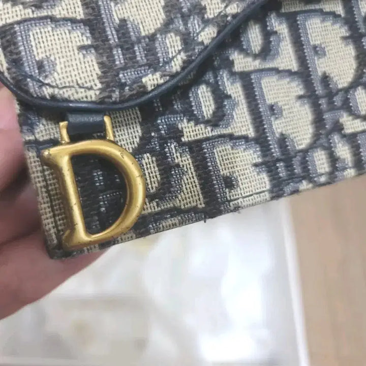 [BUNJANG] Dior Dior Oblique Card Holder Bifold Wallet / [정품]디올 오블리크 카드지갑 새들 반지갑
