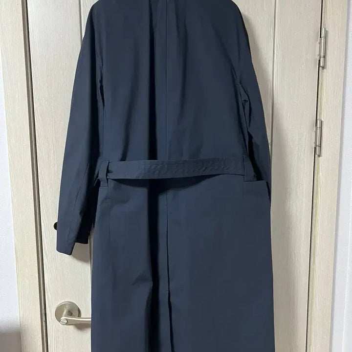 [BUNJANG] Time Homme Semi-Oversized Navy Wool Coat / 타임옴므 코트
