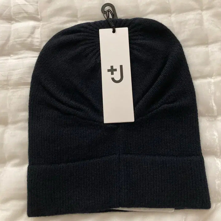 [BUNJANG] Uniqlo x Jil Sander +J Cashmere Beanie Navy / 유니클로 질샌더 캐시미어 비니 모자 네이비