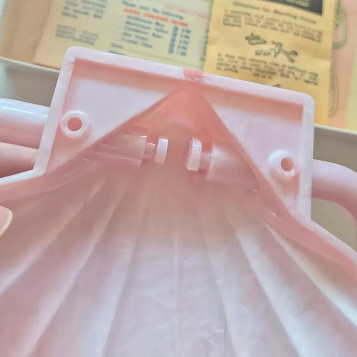 [BUNJANG] 1950s Pink Seashell Towel Holder / 핑크 조개 모양 수건 걸이 1950년대 빈티지제품 민트급