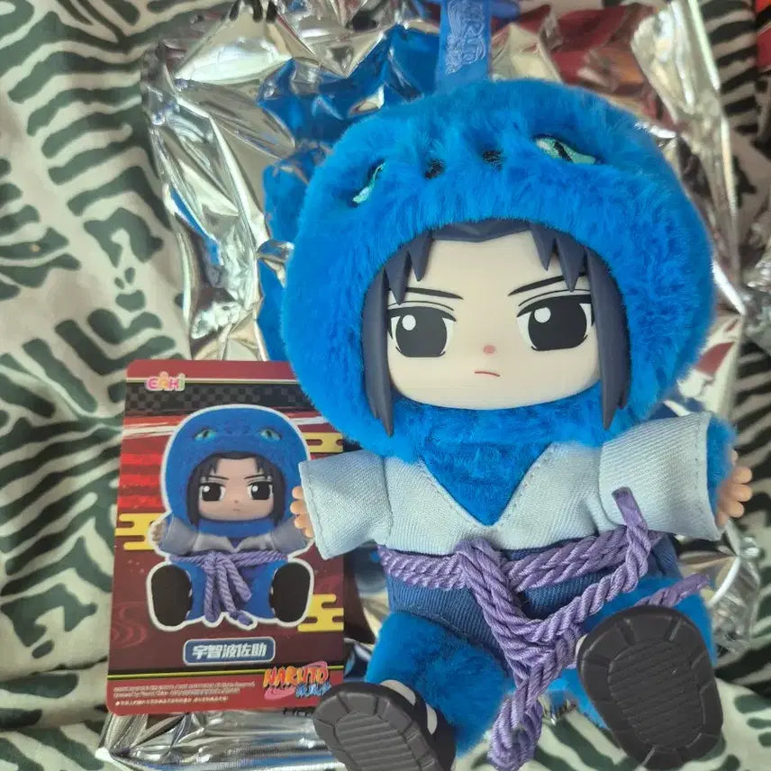 [BUNJANG] Naruto NabuBu Plush Keychain Set (Naruto &amp; Sasuke) / 나루토 나부부 인형 EAKI 키체인 나루토 사스케